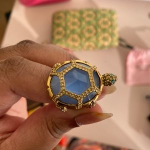 1 Kate Spade Ring (size 7) 1 Radian Design Berlin steel ring (7 1/2)